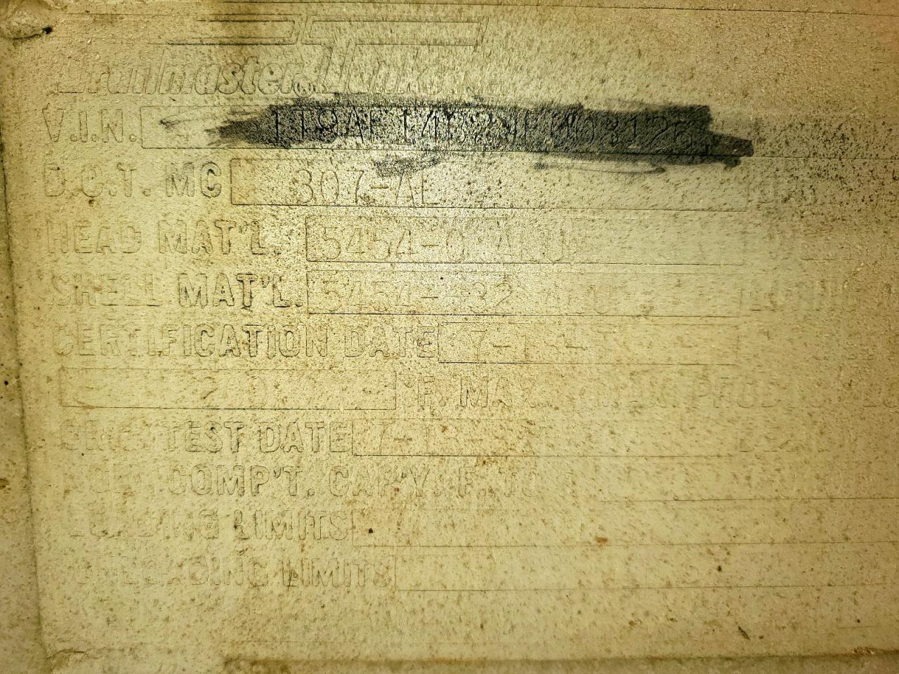 Lot #3285757649 1988 TRAIL KING TANKER