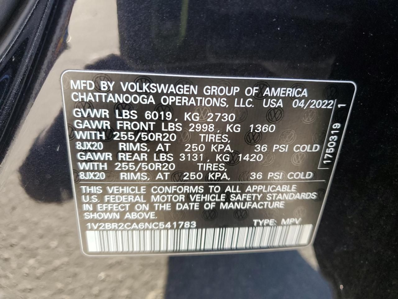 VOLKSWAGEN ATLAS SEL