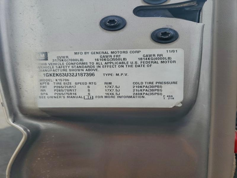 2002 GMC DENALI #3310363999