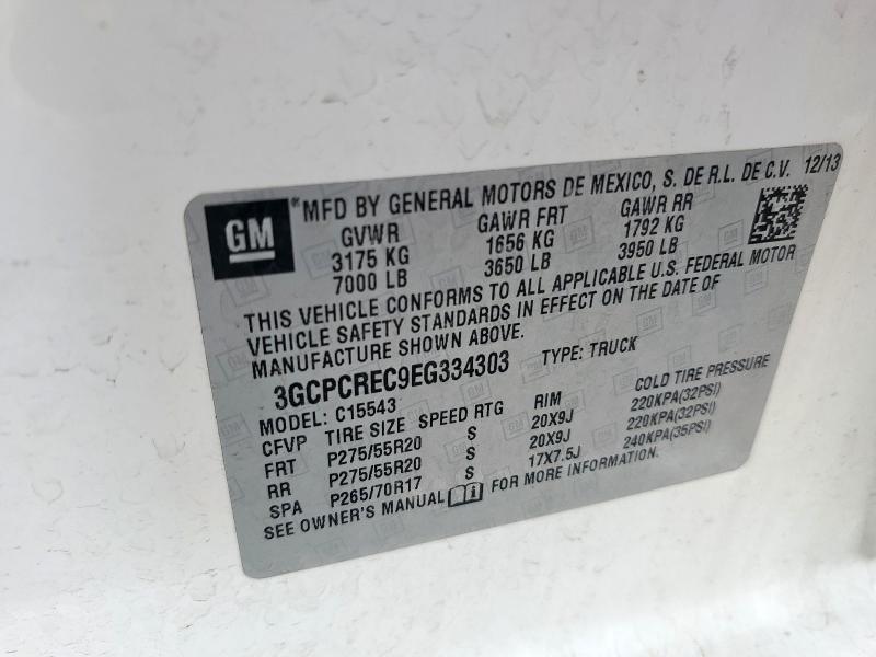 2014 CHEVROLET SILVERADO #3302962643