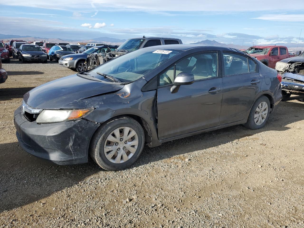 Lot #3292364264 2012 HONDA CIVIC LX