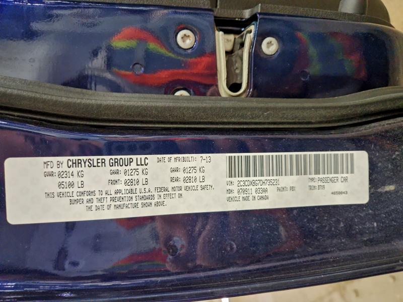 2013 DODGE CHARGER SE #3298159283