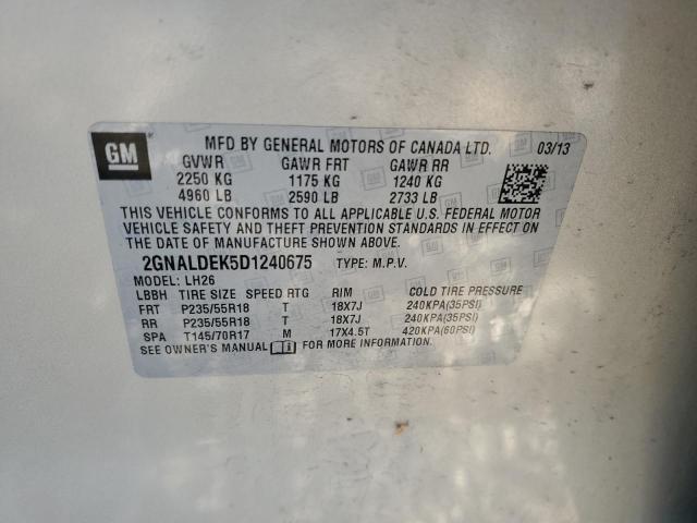 2013 CHEVROLET EQUINOX LT #3285647266