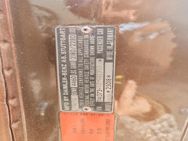 1973 MERCEDES-BENZ 280 #3302772379