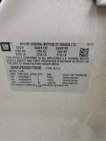 2012 CHEVROLET EQUINOX LT #3304509476