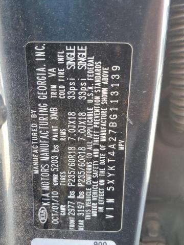 2011 KIA SORENTO BA #3291221974