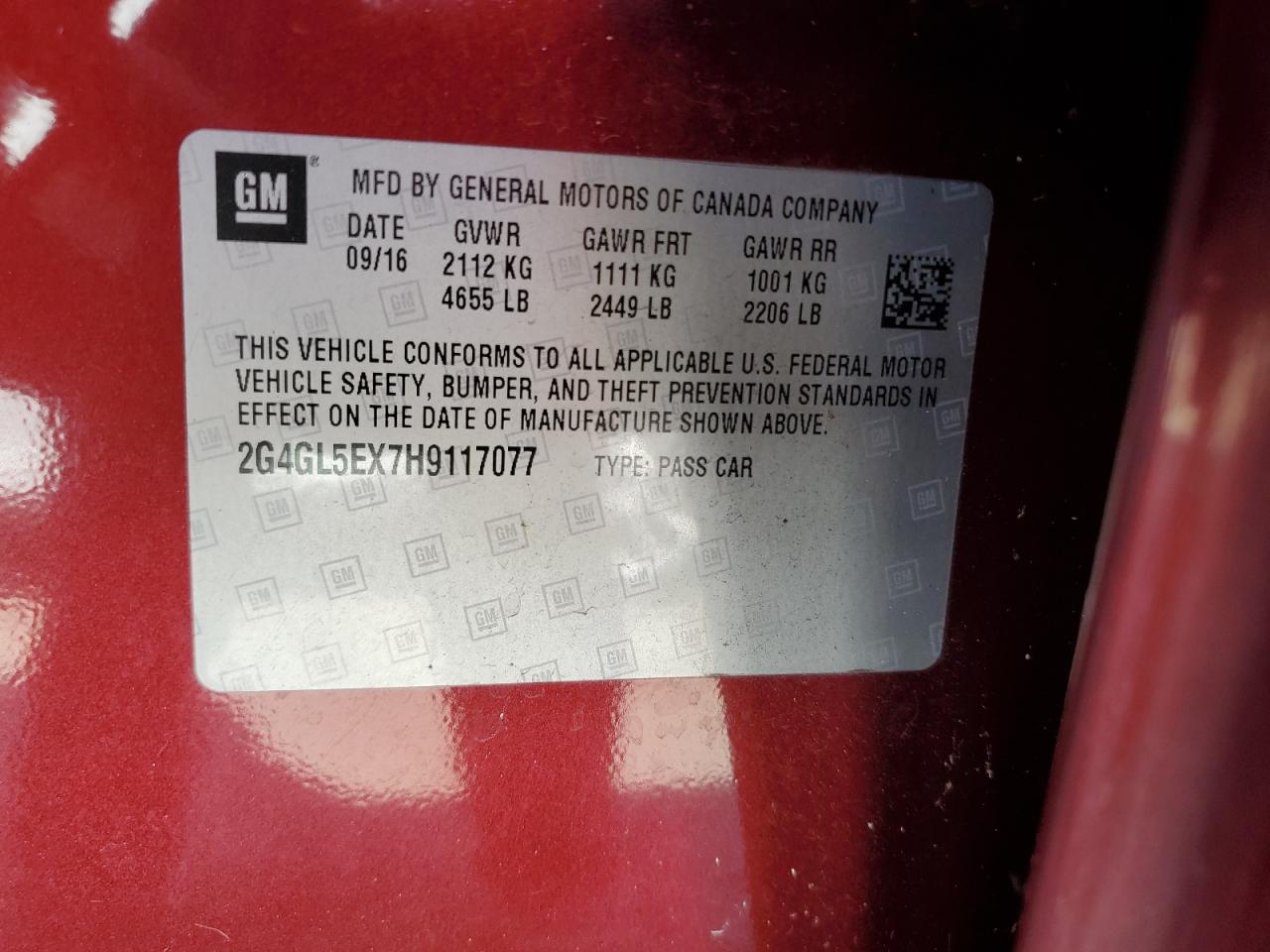 BUICK REGAL SPORT TOURING