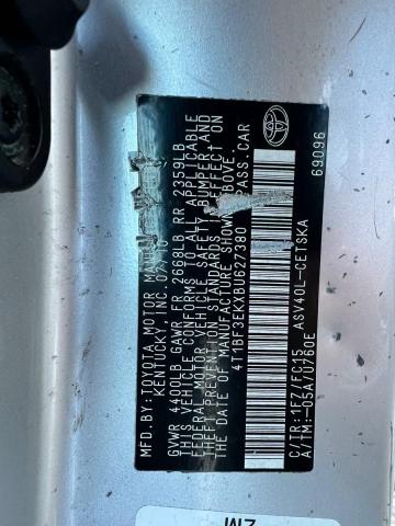 2011 TOYOTA CAMRY BASE - 4T1BF3EKXBU627380