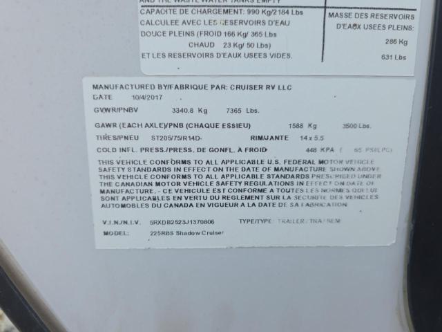 2018 SHADOW CRUISER SHADOW CRU #3292515718