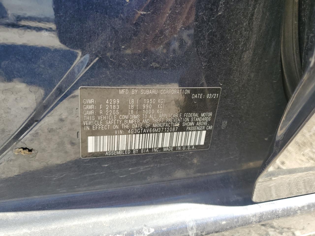 SUBARU IMPREZA PREMIUM