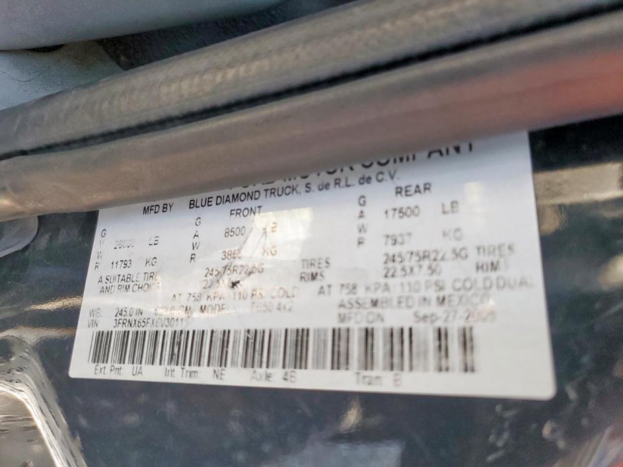 Lot #3285043414 2006 FORD F650