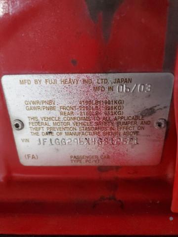 2004 SUBARU IMPREZA WR #3279827297