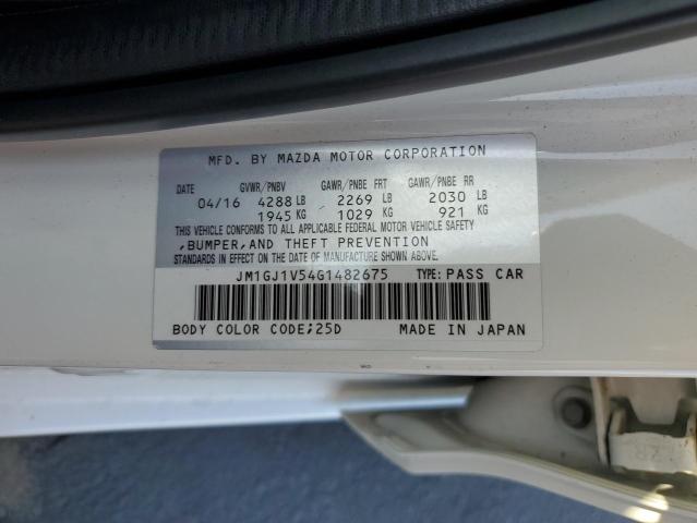 2016 MAZDA 6 TOURING #3292608639