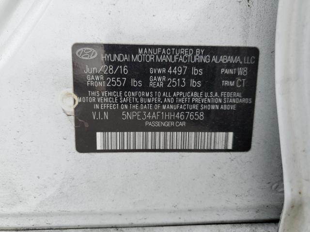 2017 HYUNDAI SONATA SPO #3301749346