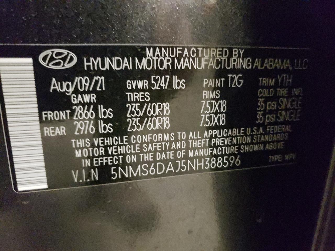 HYUNDAI SANTA FE SEL