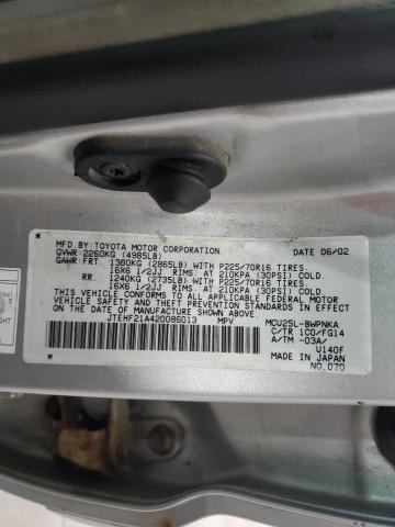 2002 TOYOTA HIGHLANDER #3292422605