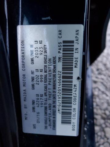 2016 MAZDA 6 TOURING #3303727470