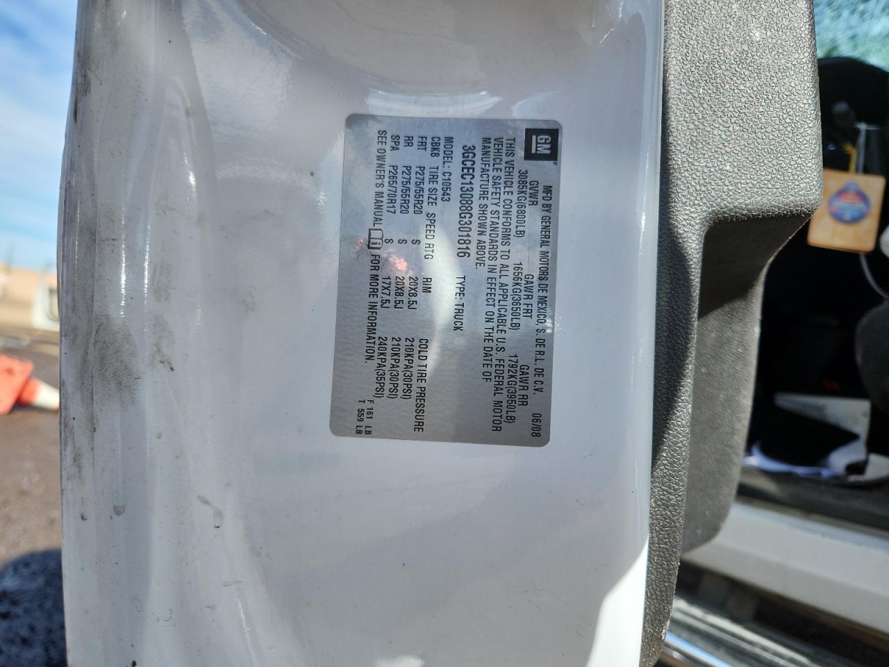 Lot #3291211992 2008 CHEVROLET SILVERADO