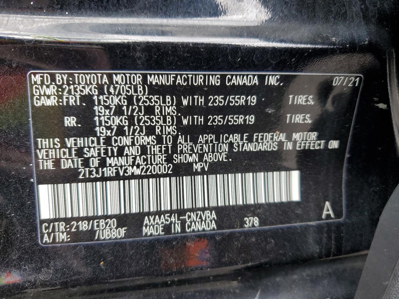 TOYOTA RAV4 ADVENTURE