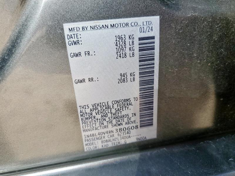 2024 NISSAN ALTIMA SV #3283772437