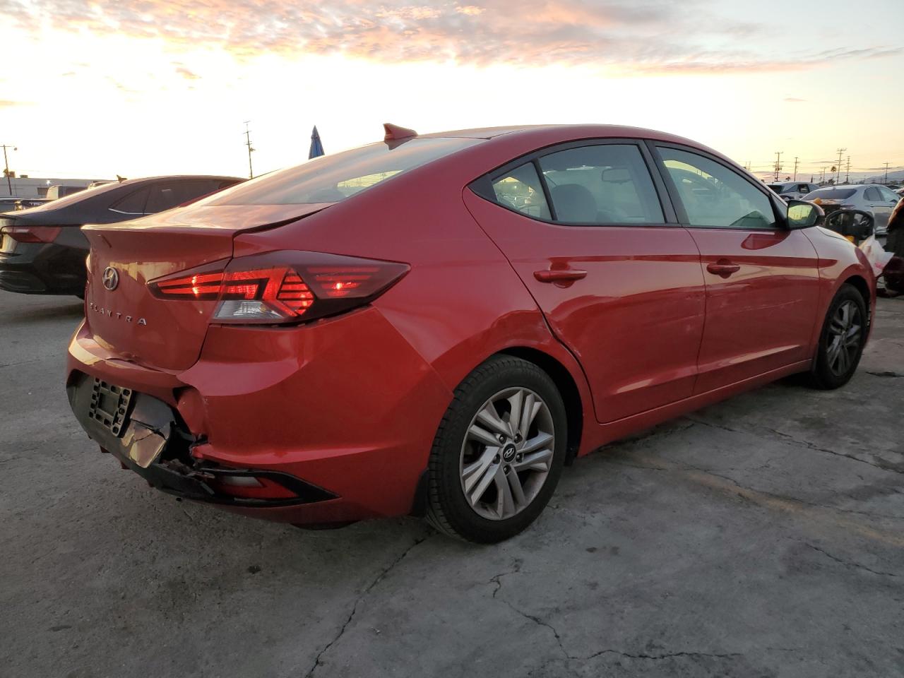 Lot #3315989120 2020 HYUNDAI ELANTRA SE