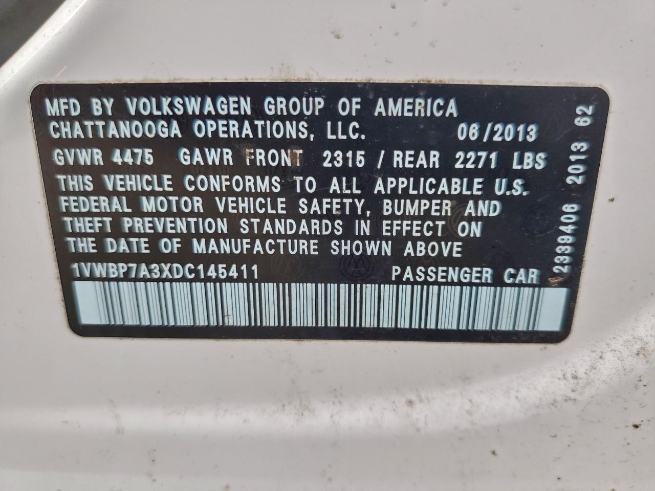 VOLKSWAGEN PASSAT SE