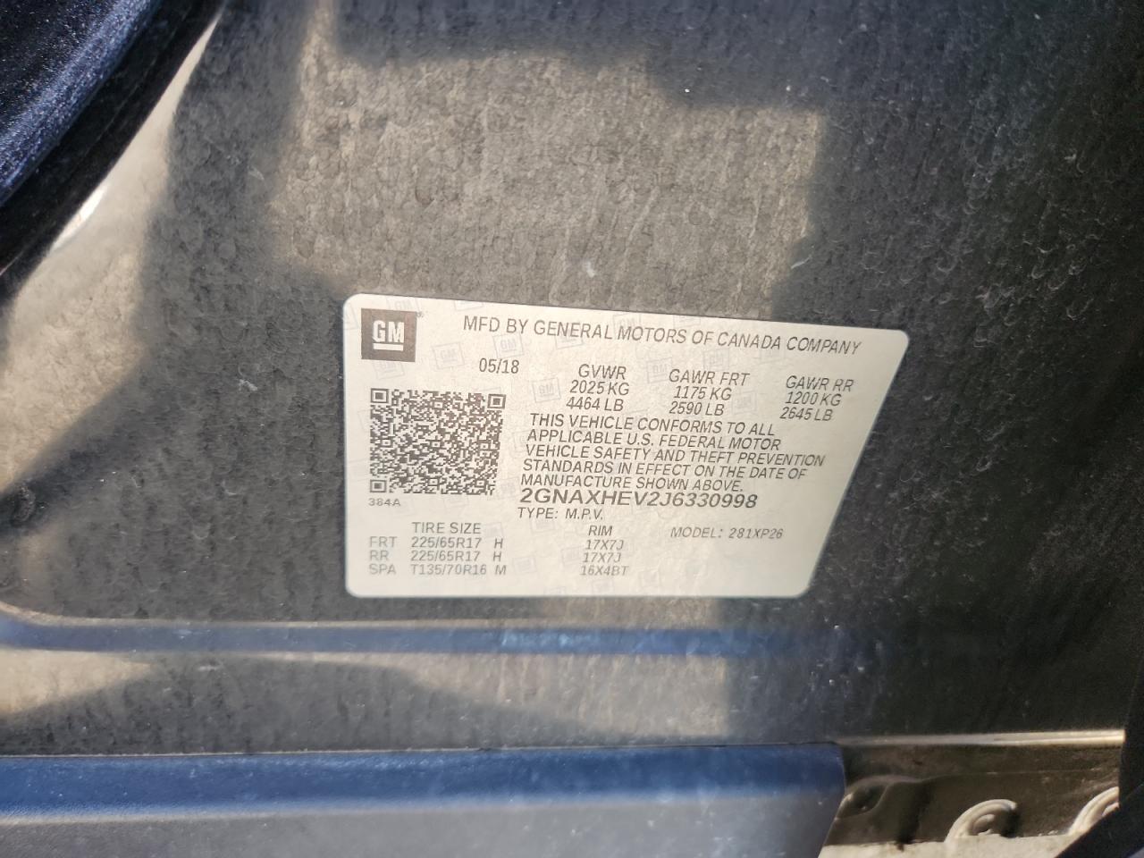 CHEVROLET EQUINOX LS