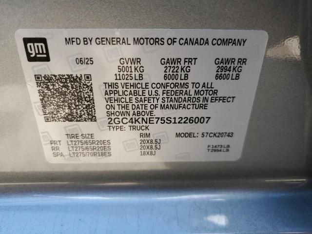 2025 CHEVROLET SILVERADO #3310321011