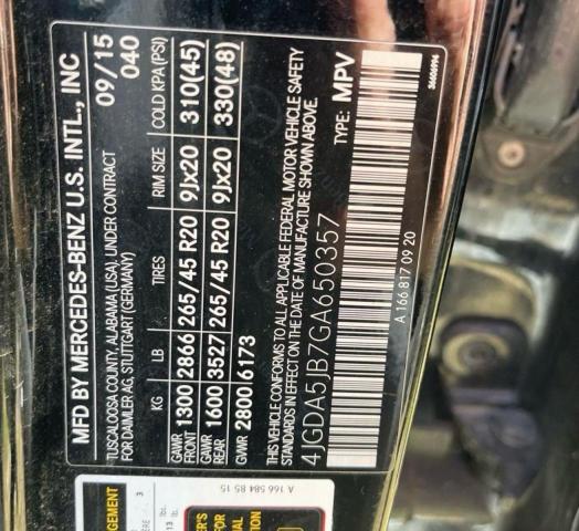 2016 MERCEDES-BENZ GLE 350 #3283963820