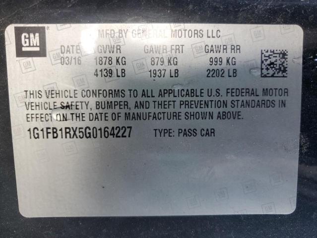 2016 CHEVROLET CAMARO LT #3303877692