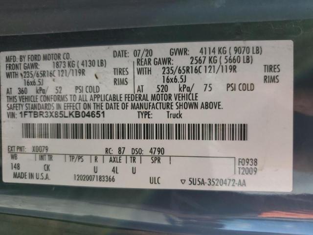 2020 FORD TRANSIT #3311526269