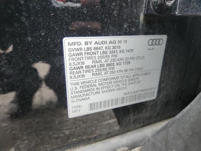 2019 AUDI Q7 PREMIUM #3296352126