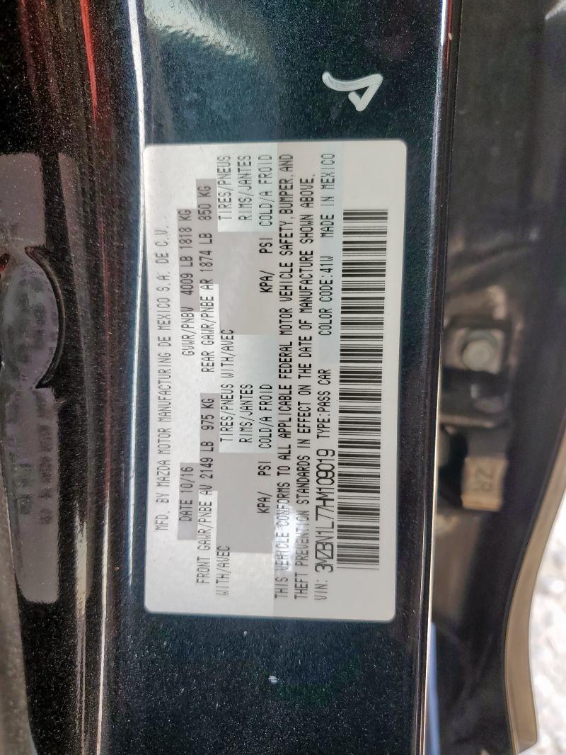 2017 MAZDA 3 TOURING #3304015654