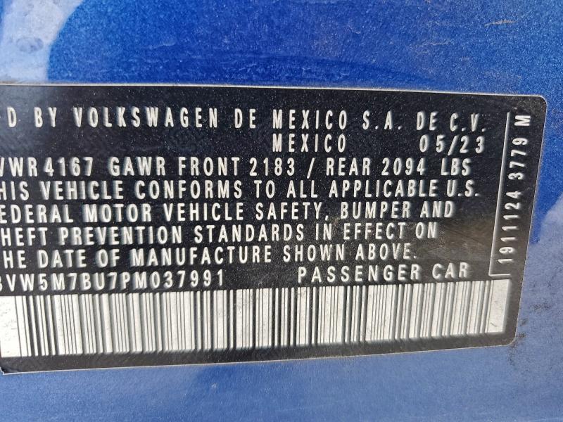 2023 VOLKSWAGEN JETTA S #3304932574