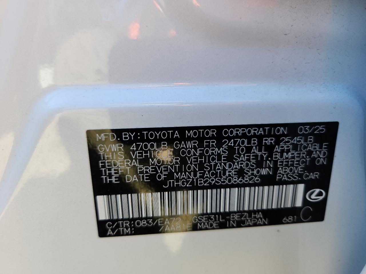 LEXUS IS 350 F SPORT DESIGN