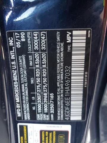 2017 MERCEDES-BENZ GLS 450 4M #3296949819