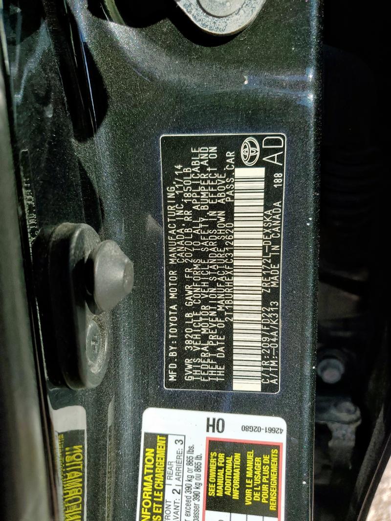 2015 TOYOTA COROLLA L #3296385677