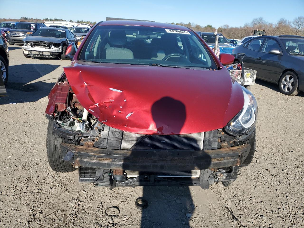 Lot #3317830235 2015 HYUNDAI ELANTRA SE