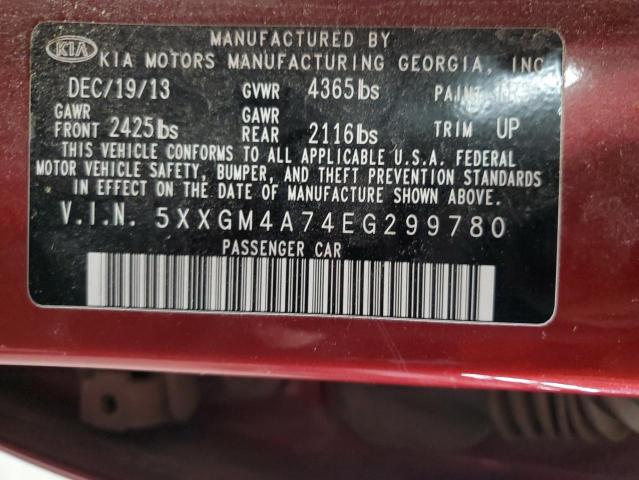 2014 KIA OPTIMA LX - 5XXGM4A74EG299780