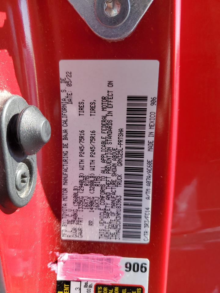 TOYOTA TACOMA DOUBLE CAB