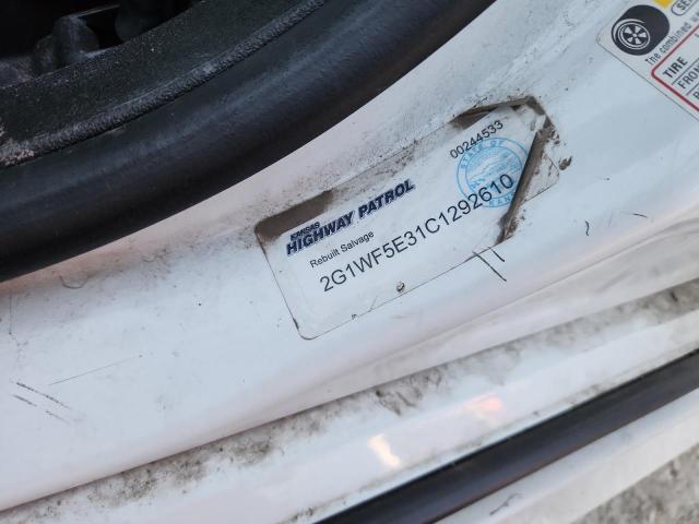 2012 CHEVROLET IMPALA LS - 2G1WF5E31C1292610