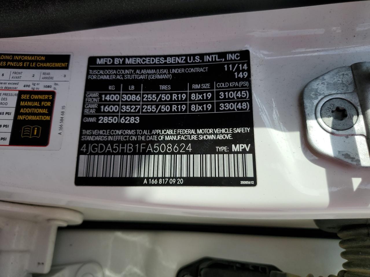 MERCEDES-BENZ M-CLASS 350 4MATIC