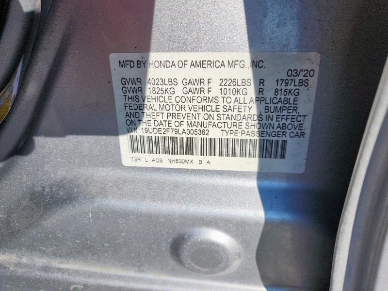 2020 ACURA ILX PREMIU #3284962956