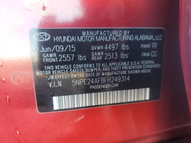 2015 HYUNDAI SONATA SE #3302749021