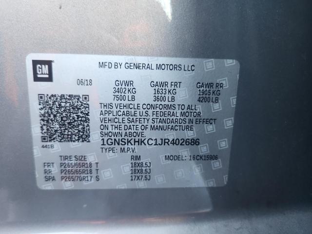 2018 CHEVROLET SUBURBAN K #3301933513