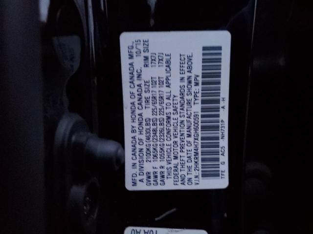 2016 HONDA CR-V EXL #3312424636