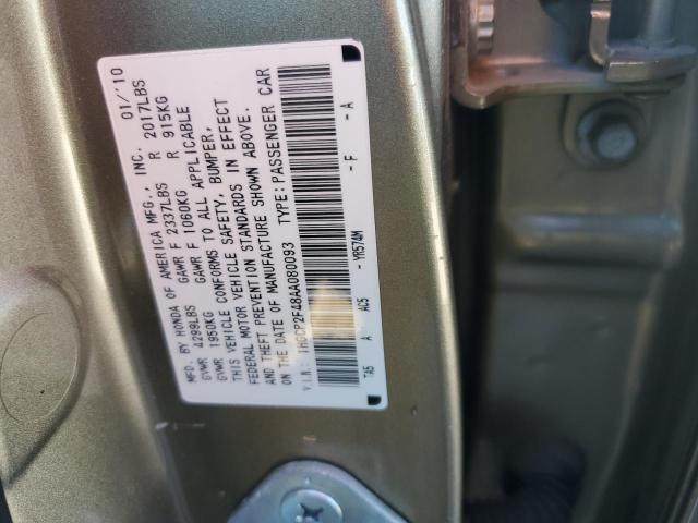 2010 HONDA ACCORD LXP #3294330876