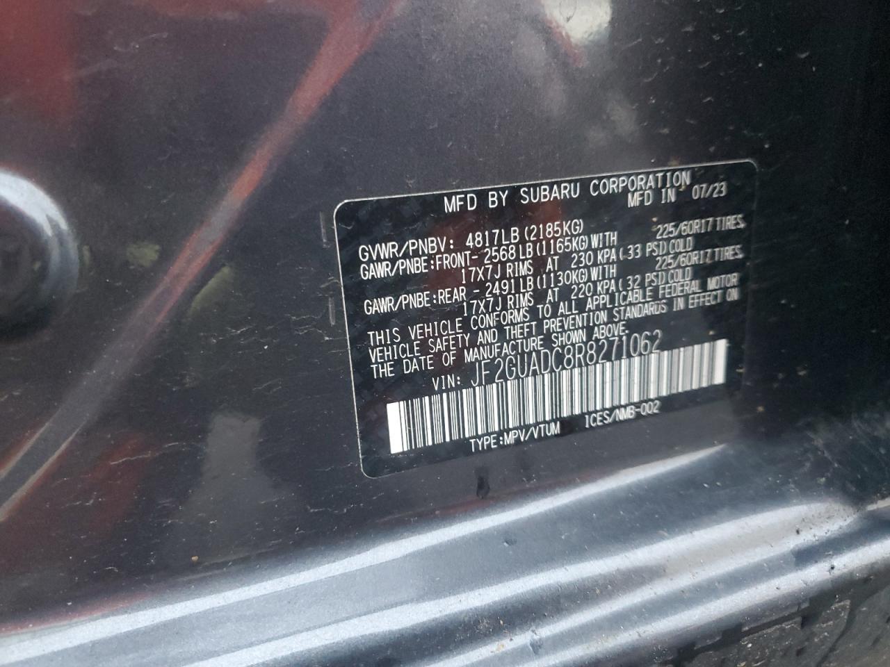 SUBARU CROSSTREK PREMIUM