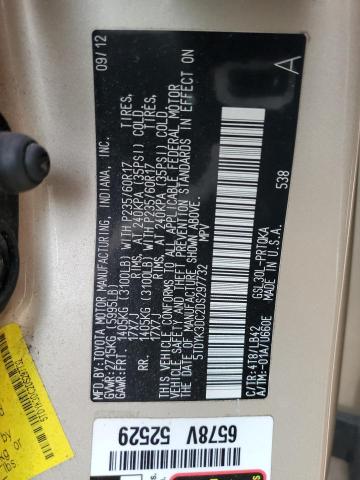 2013 TOYOTA SIENNA XLE #3296410685