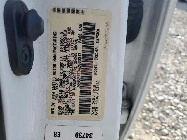 2010 TOYOTA COROLLA BA #3296522363